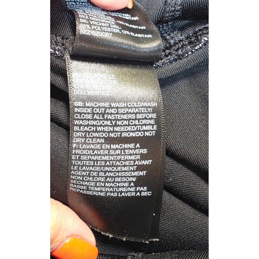 The North Face Leggings Womens M Black White Athleisure Geometric Crop 25" Yoga - Picture 11 of 16